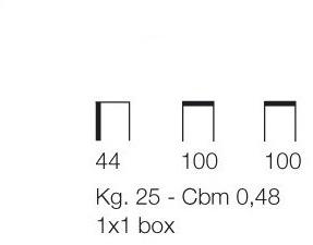 Blifase Квадратный пуф Lara 658 - Вид №1