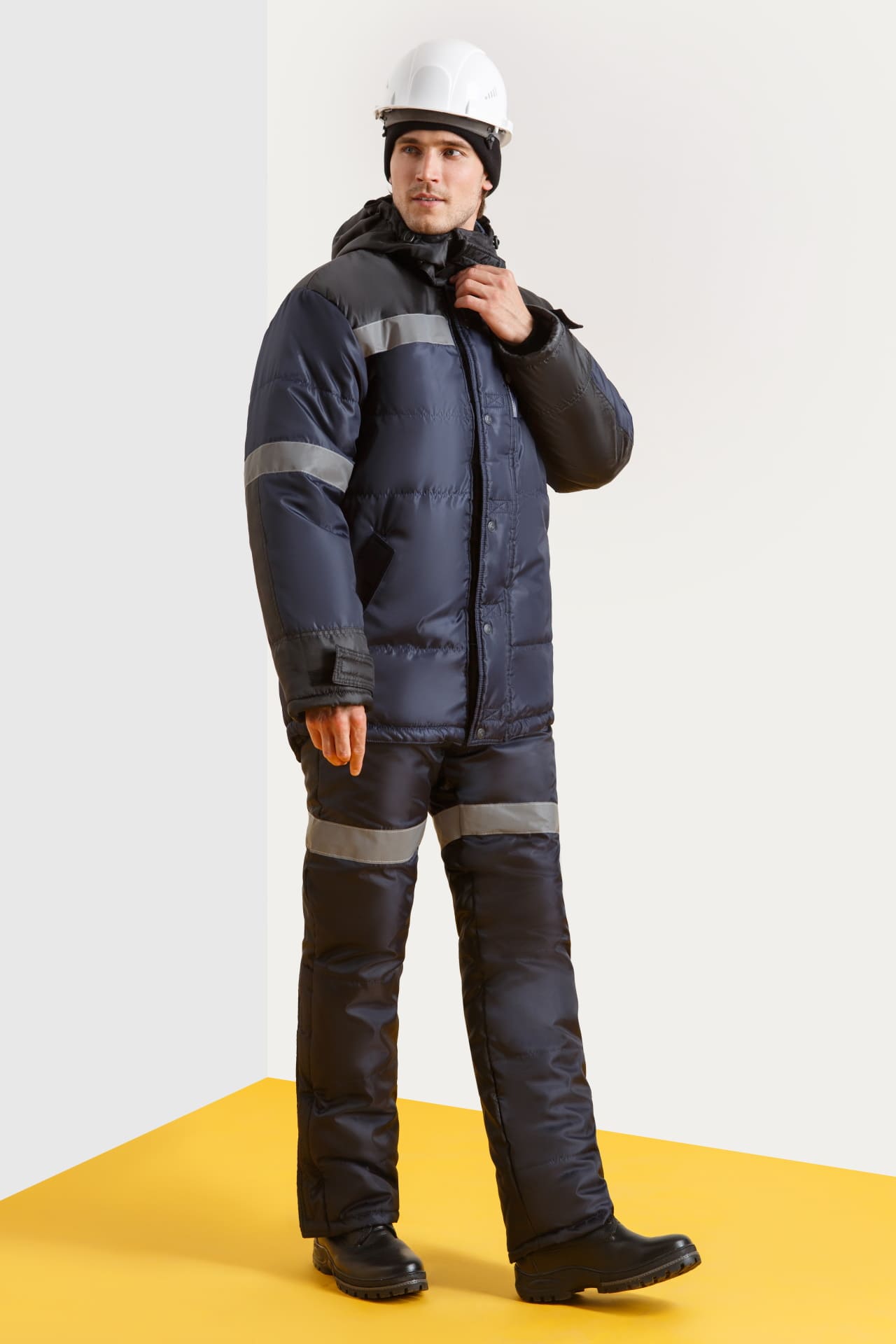 64933 Куртка  утепленная ткань "Оксфорд" с СВП (СОП) VeyGar  Зимняя спецодежда Santreyd  - Вид №10