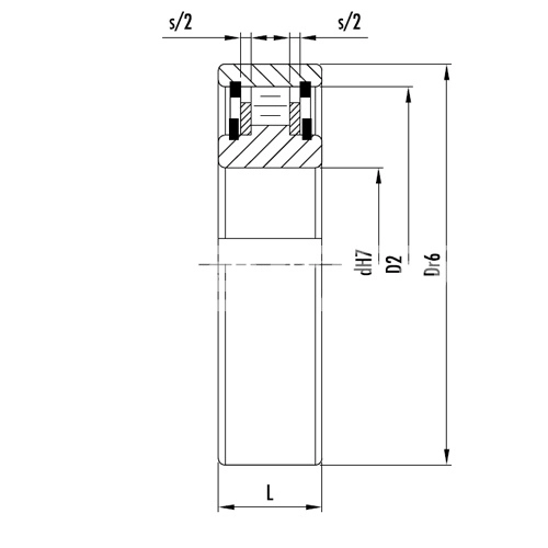 IS856 Обгонная муфта US25 (AS25) ISKRA  - Вид №3