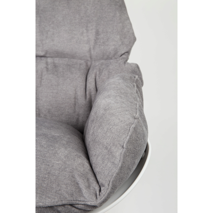 Лаунж кресло-качалка Rocky светлое White Label Living 3100042 - Вид №8