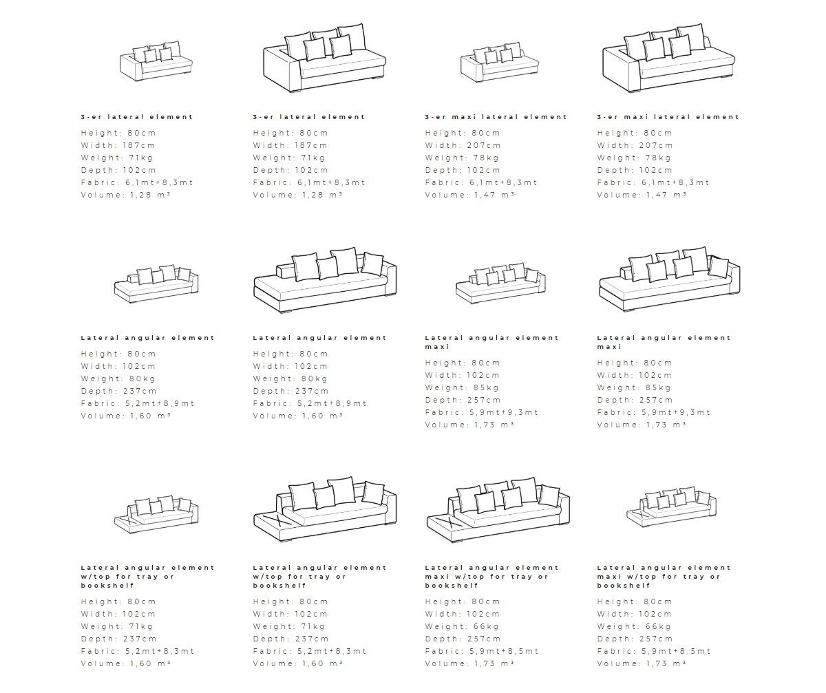 Кожаный угловой диван Ditre Italia LOMAN LEATHER ARCH-00004806 - Вид №5