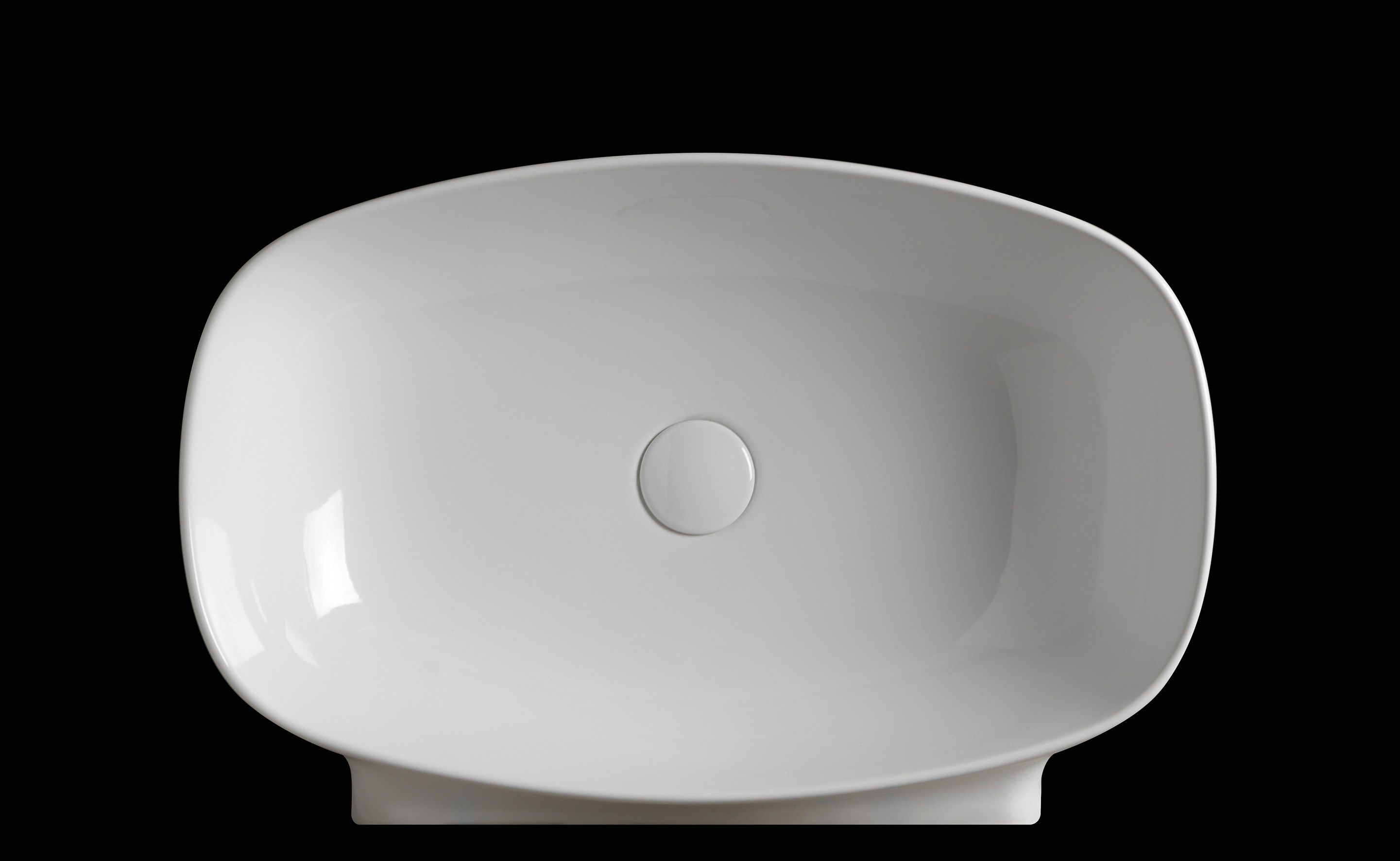 Керамическая овальная подвесная раковина Ceramica Flaminia обнаженная ARCH-00116423 - Вид №15