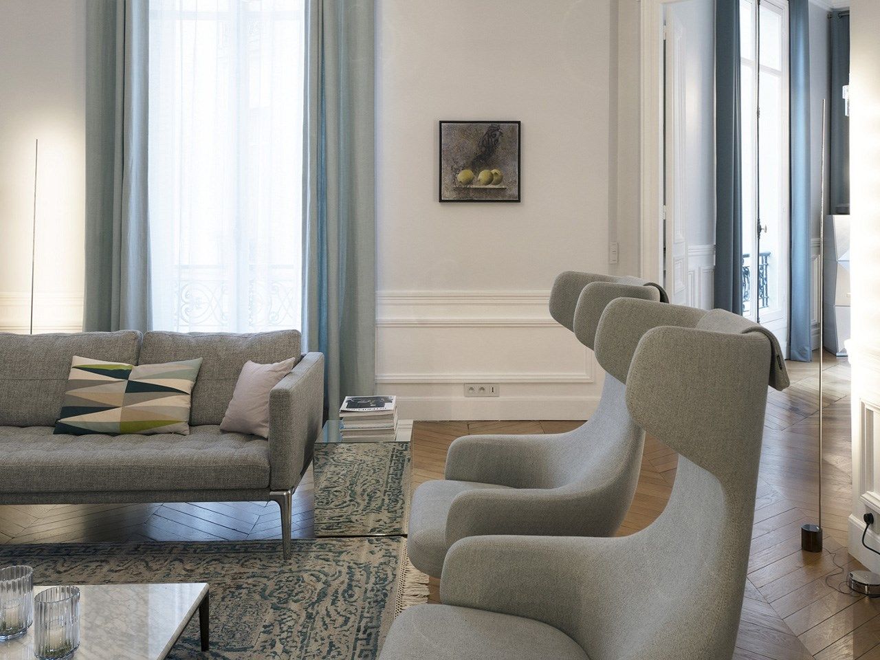 Металлический светодиодный торшер Catellani & Smith Световая палочка ARCH-00074565 - Вид №7