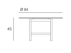 Круглый журнальный столик из ясеня Blasco&Vila Rem ARCH-00138925 - Вид №10