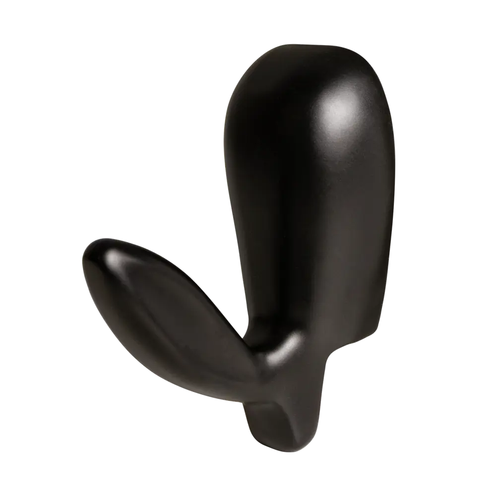 Крючок мебельный Ajax MB-LM/K-001 5x5.8x1 см цвет черный STLM-2199351