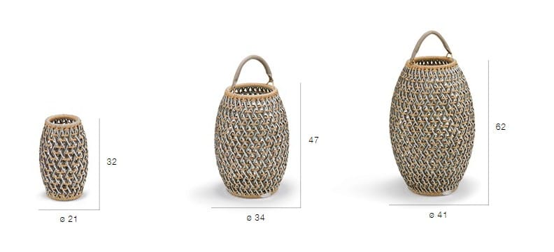 Фонарь из синтетического волокна DEDON DALA ARCH-00107247 - Вид №14