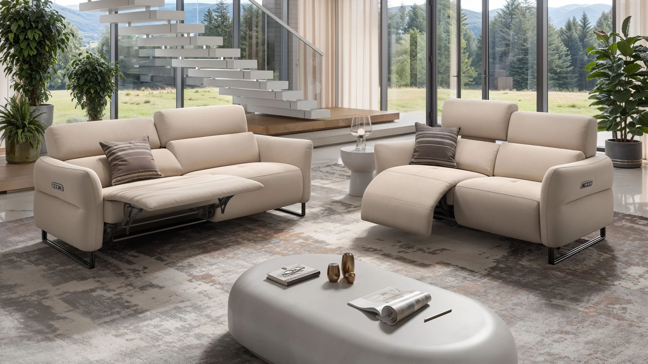 2-местный тканевый диван Sofanella Luna ARCH-00065037 - Вид №2