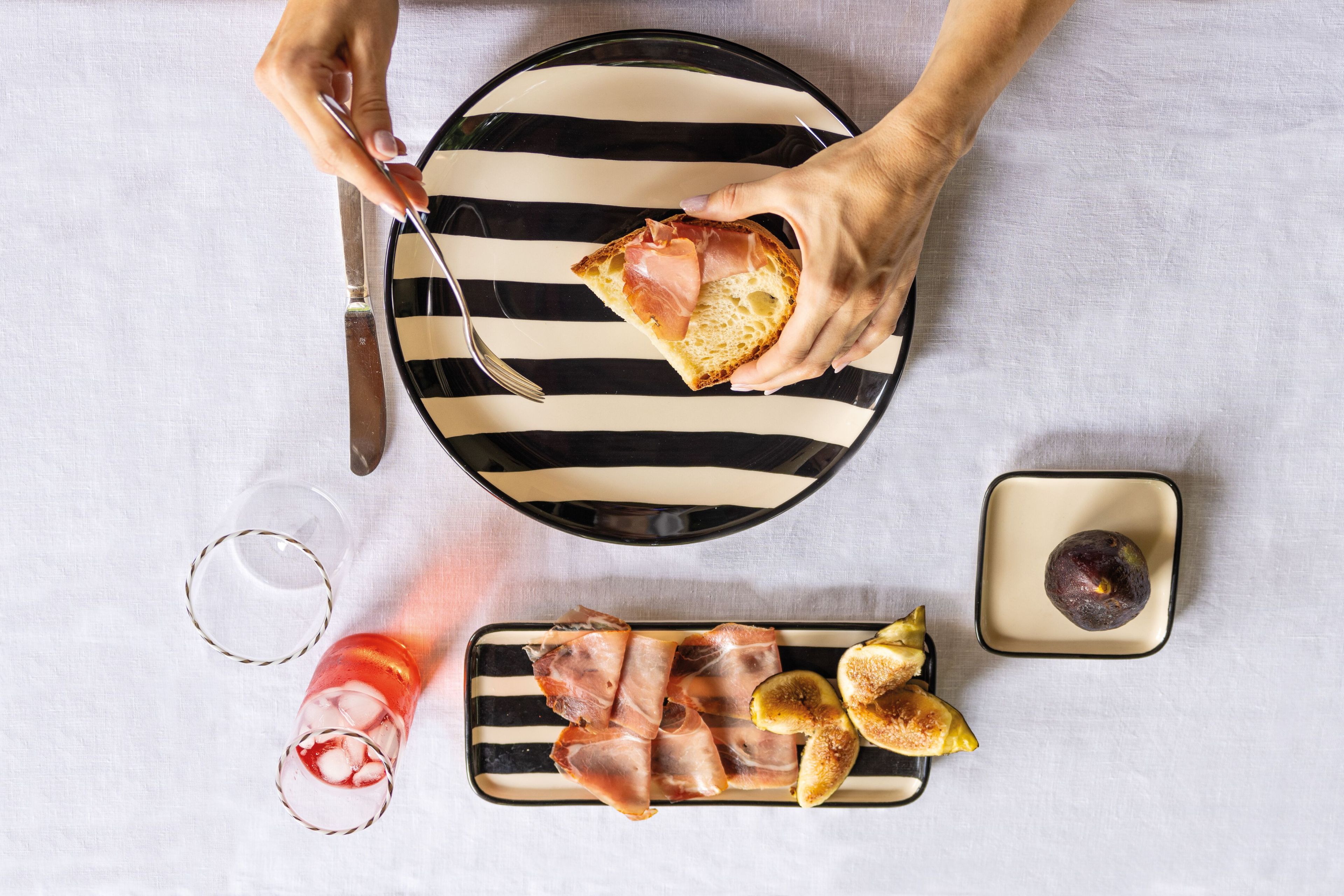 Стакан для воды из боросиликатного стекла Zafferano плетение ARCH-00105843 - Вид №12