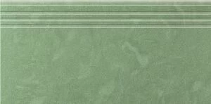 Амба ступень зеленый структурированная 600х300