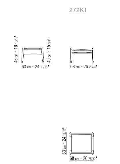 Прямоугольный журнальный столик iroko Flexform Tessa Outdoor ARCH-00056457 - Вид №2