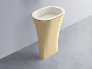 AMLA65-TL+AMPILO-LN+AMCOLO-CN Раковина Amedeo Ovale отдельностоящая cielo Enjoy + Amedeo