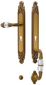 Bronces Mestre Ручка для входной двери из латуни с кристаллами swarovski® Clasica sun-id-1502909 - Вид №8