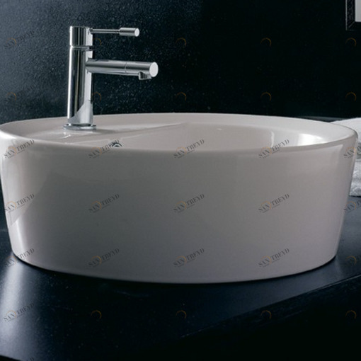 8055AR Встроенная раковина под столешницу овальная Scarabeo Ceramiche 