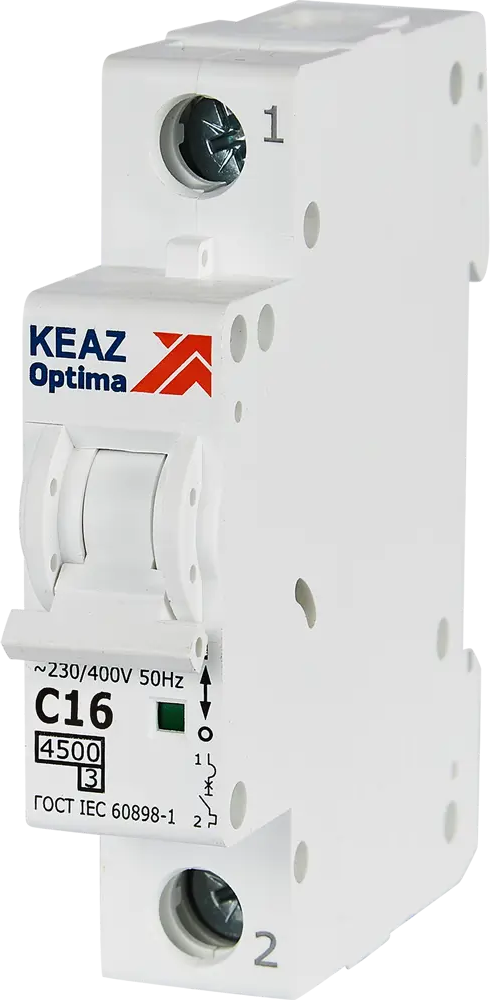 Автоматический выключатель КЭАЗ Opti Din BM63 16А для надежной защиты электросети 89206667