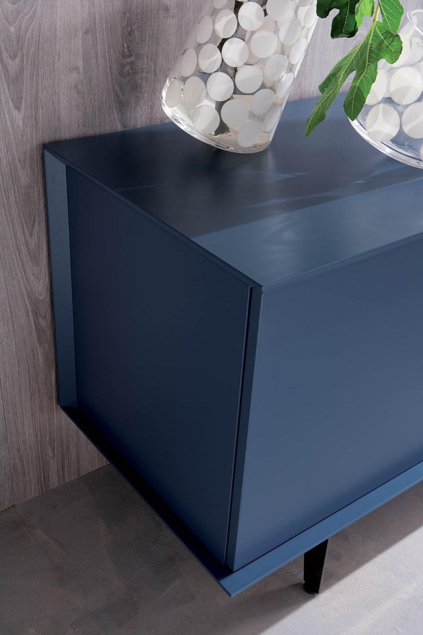 Ozzio Italia Буфет из лакированной древесины с распашными дверцами Brera X302 - Вид №3