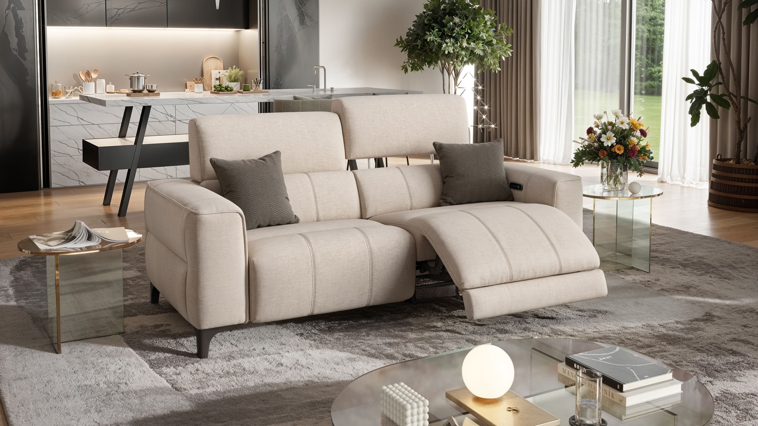 3-местный тканевый диван Sofanella Nanto ARCH-00142594 - Вид №1