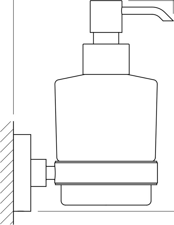 HAR 015 Держатель с дозатором жидкого мыла ARTWELLE Harmonie - Вид №1