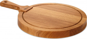 10584872 Boska Доска для сыра круглая Boska "Друзья" 42х30х3см, дуб Дерево