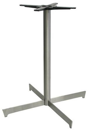 Vela Arredamenti Стол из нержавеющей стали с основанием 4 звезды Clif sun-id-1514229 - Вид №1