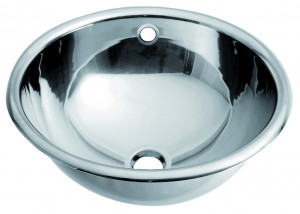 SNR031C Встраиваемая раковина из нержавеющей стали Ø355 мм с переливом mediclinics