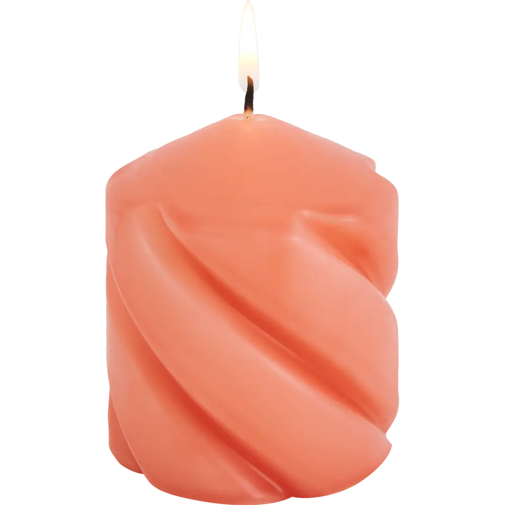 Свеча столбик цвет салмон 10 см Santreyd STLM-2065169 - Вид №2