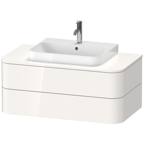 HP496109292 Подвесная раковина настенная овальная Duravit Happy D.2 Plus белая - Вид №1