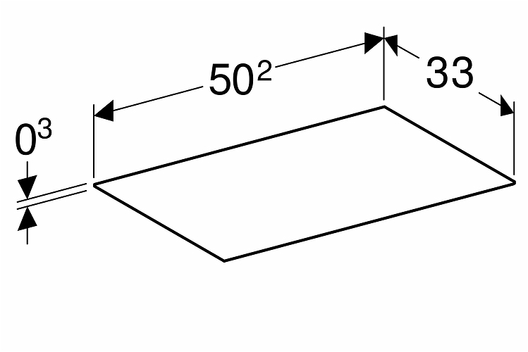 4002528 IDO Elegant коврик для ящика, 900 мм, компактный - Вид №1