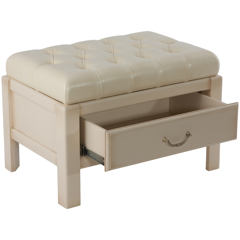 11127 Банкетка Лотос 6 Айвори Ваниль BOGACHO 4627138159231 - Вид №3