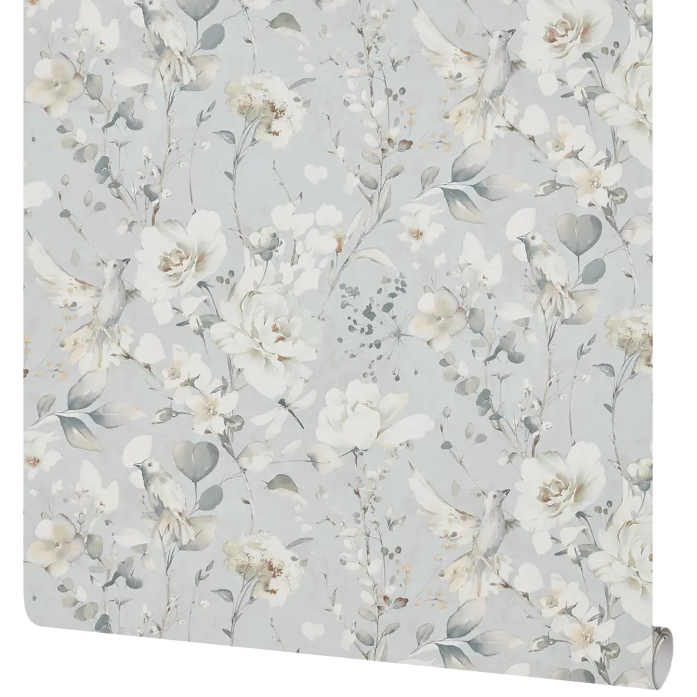 Обои флизелиновые Ateliero Garden голубые 1,06х10 м At283244 STLM-2016897