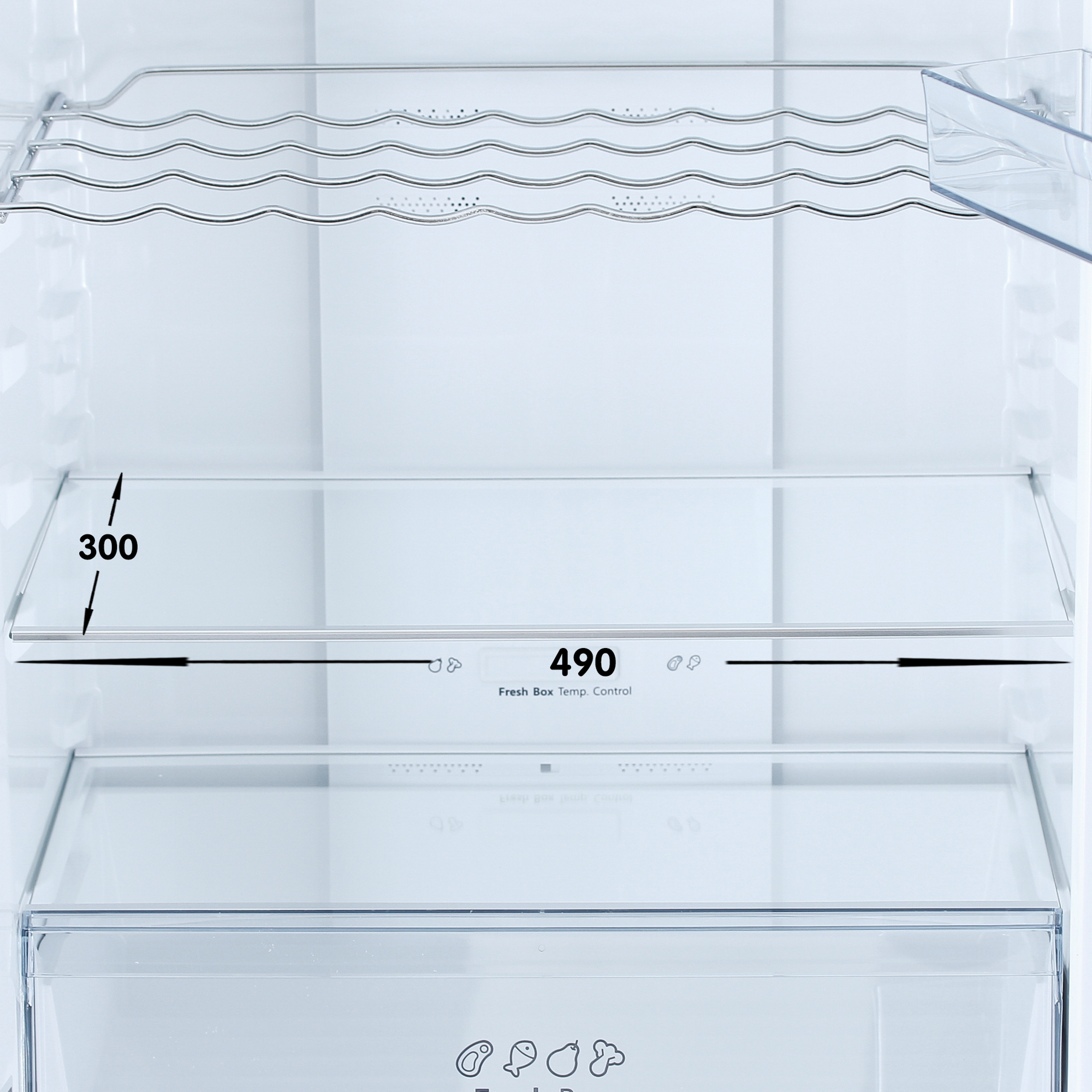 9063232 Холодильник с морозильником   Hisense RB434N4BW2 белый STDN-0106085 - Вид №8