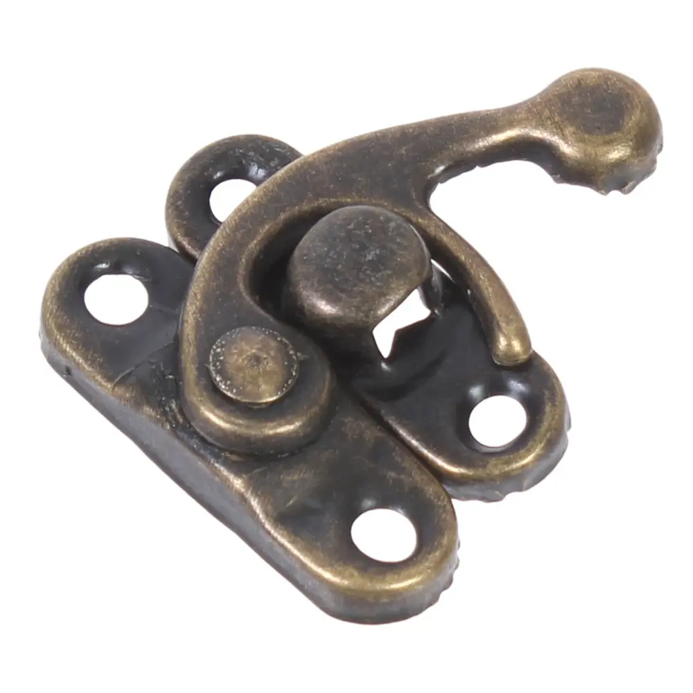 Замок курковой для шкатулок 32х28 мм, цвет бронза ЛЕВША STLM-2054846 - Вид №1