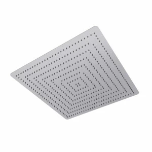 Квадрат 50 см. лейка дождевого душа без шарового шарнира. Расход 18 л / мин. при 3 барах.  Square NOKEN 100090137  INOX MIRROR