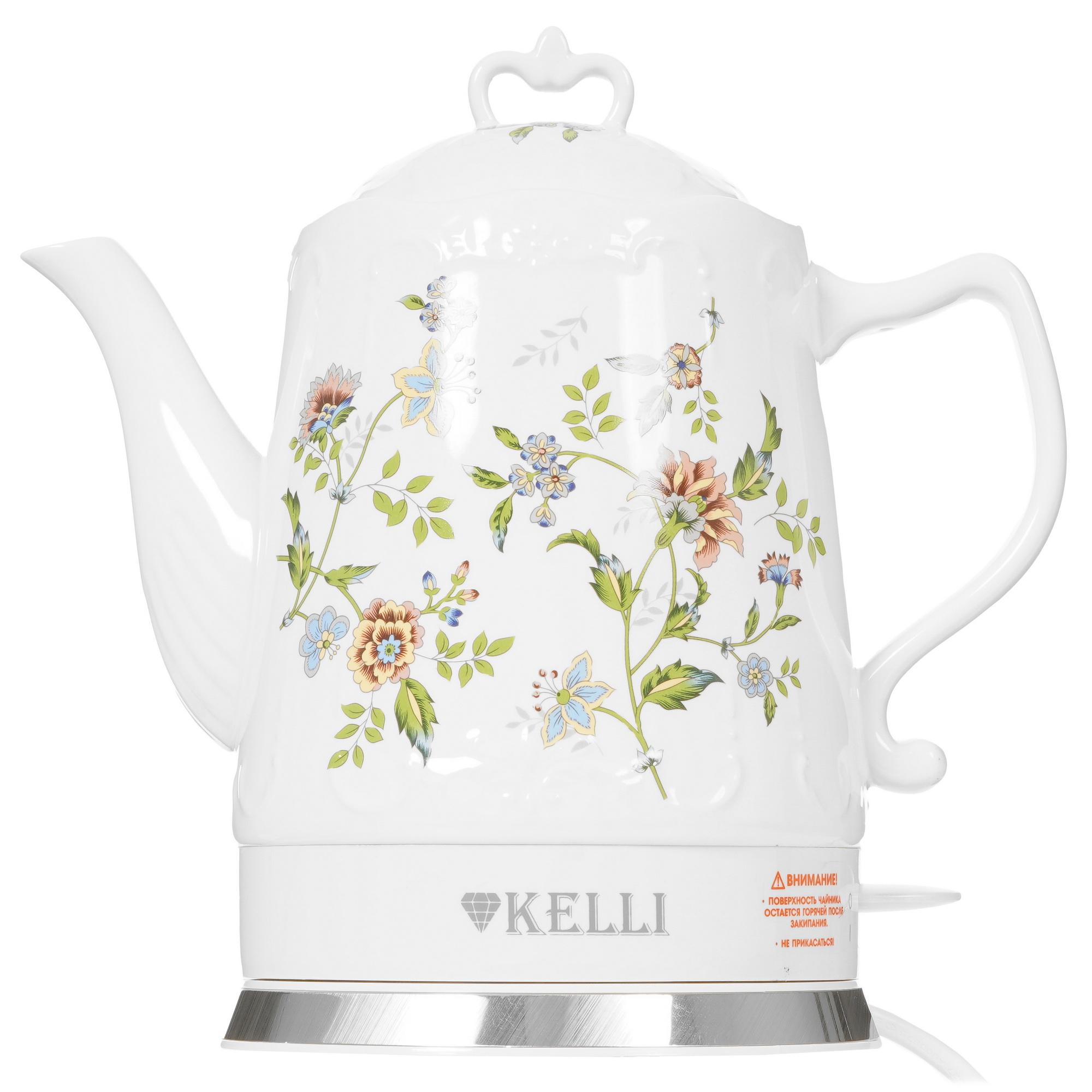 8195731 Электрочайник KELLI KL-1401 белый STDN-0088060