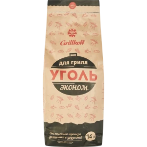 Уголь древесный для гриля Эконом 14 л (~2,5 кг)