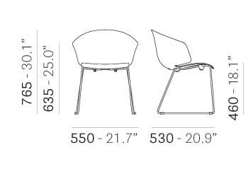Штабелируемый стул из полипропилена Pedrali Grace ARCH-00152243 - Вид №4