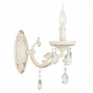 Бра хрустальное белое Eurosvet 3585/1 EUROSVET СВЕЧА 00-3930234 Белый;прозрачный