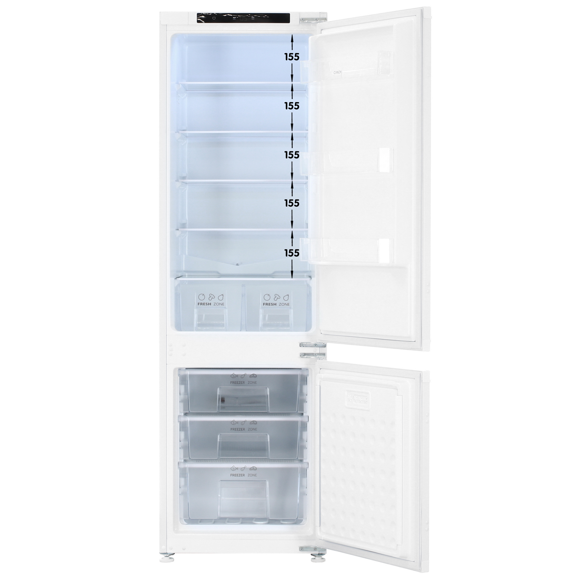 9218007 Встраиваемый холодильник Candy CBCS7249AFS STDN-0038803 - Вид №2