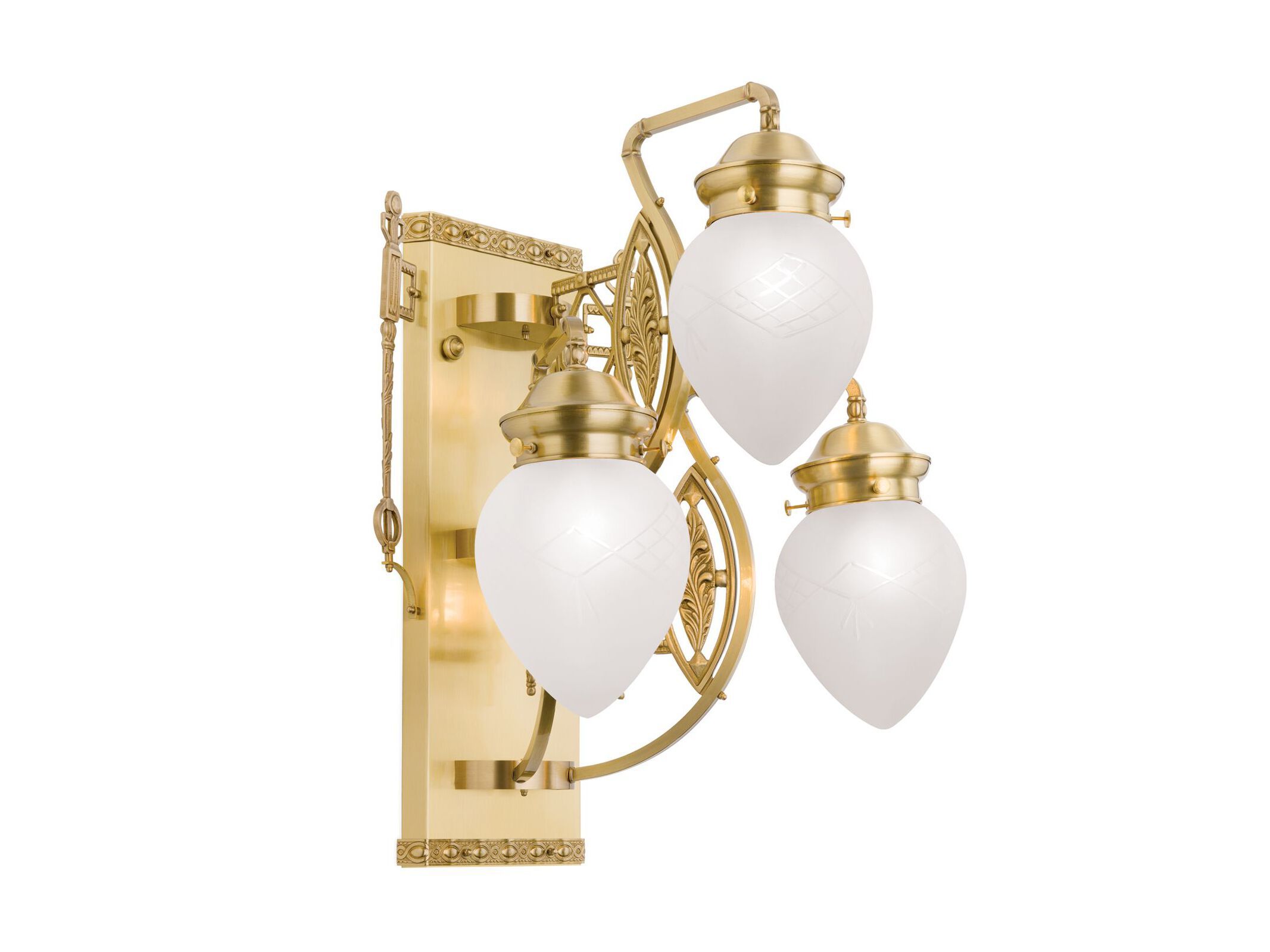 Настенный светильник из латуни и стекла Orion Будапешт ARCH-00056330