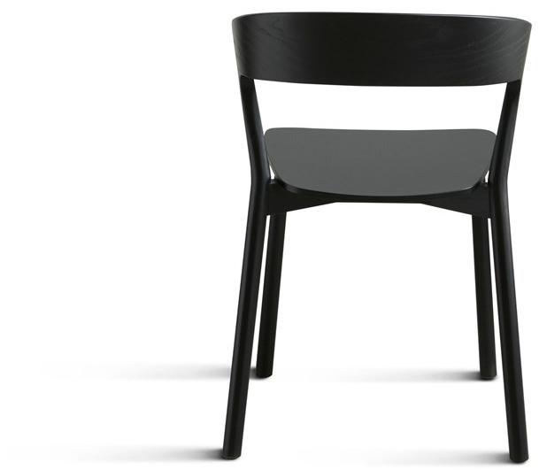 TrabA' Штабелируемый лакированный стул Edith 0070 le - Вид №2