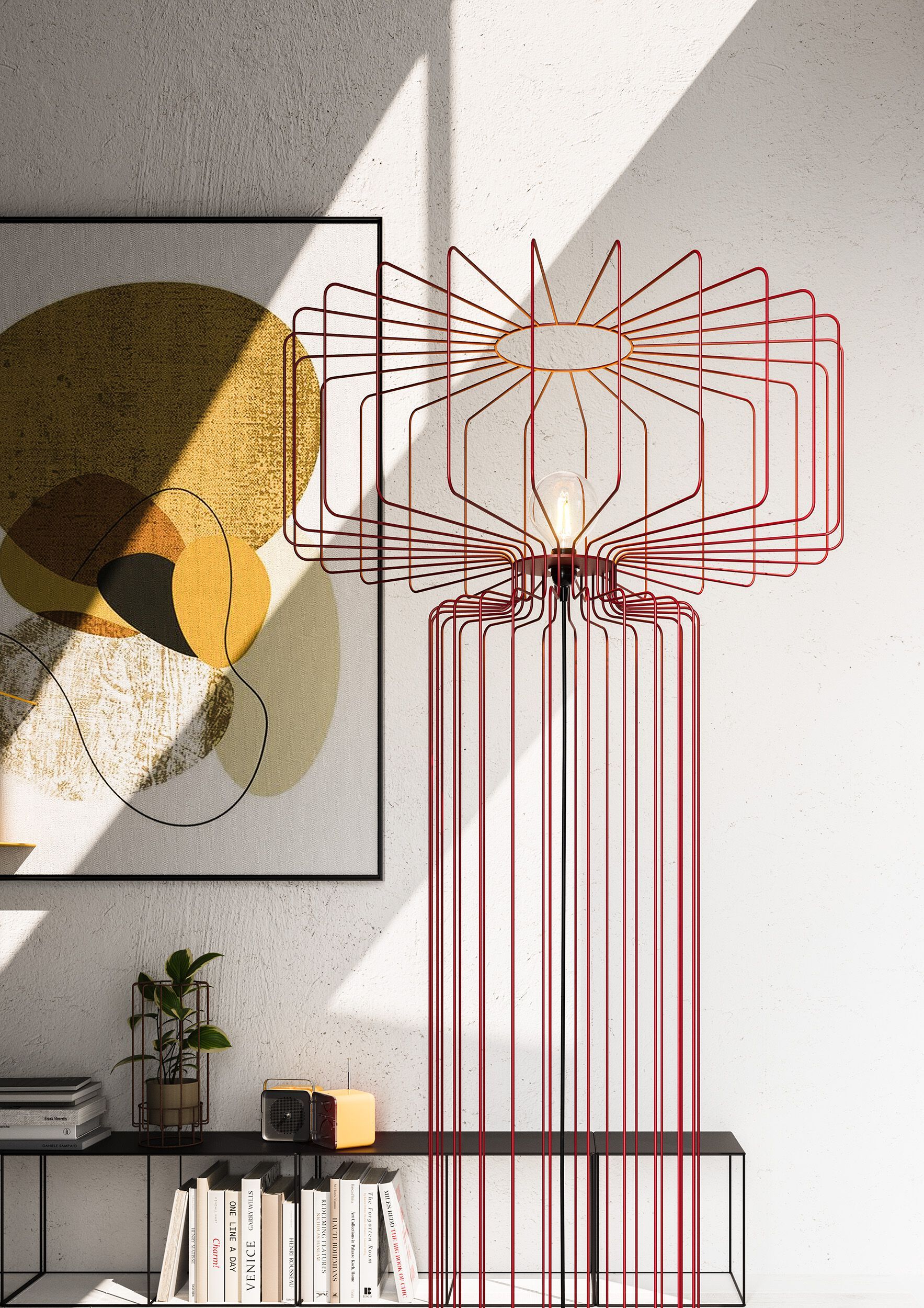 Торшер из железного прута Pipedesign he LEI LALTRA ARCH-00037424 - Вид №5