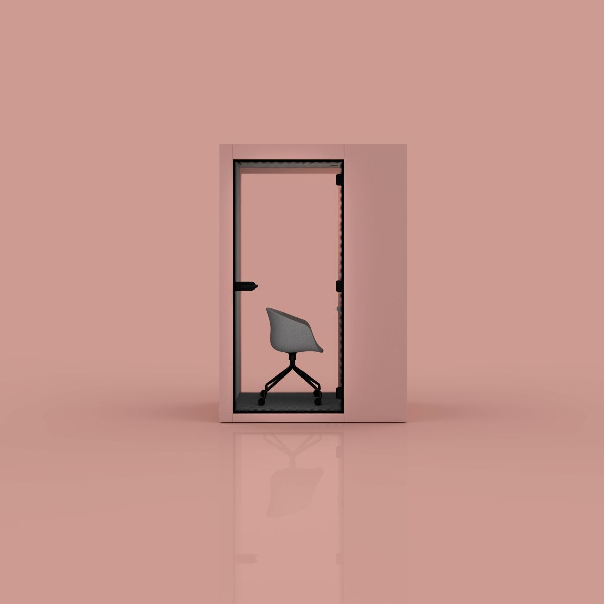 Одноместная акустическая офисная кабина со встроенным освещением Vetrospace ARCH-00090755 - Вид №24