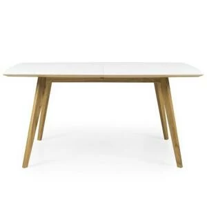 Стол обеденный, раздвижной, Tenzo Bess, 75х160/205х95 см, дуб, светло-коричневый