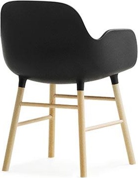 390008 Form Кресло Miniature Black Normann Copenhagen  - Вид №3