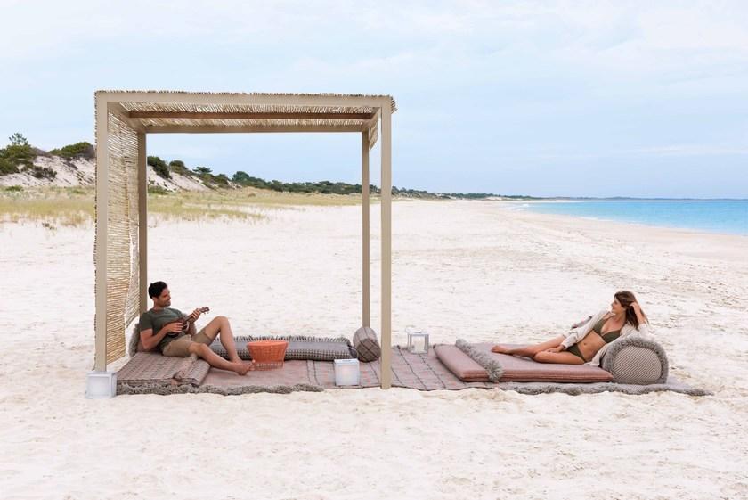 GAN Цилиндрическая подушка в полоску из полипропилена для улицы Garden layers sun-id-1431859 - Вид №9