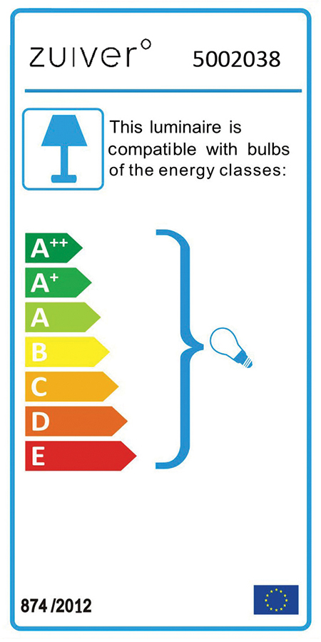Лампа напольная Buckle Head, черная Zuiver 5002038 - Вид №8