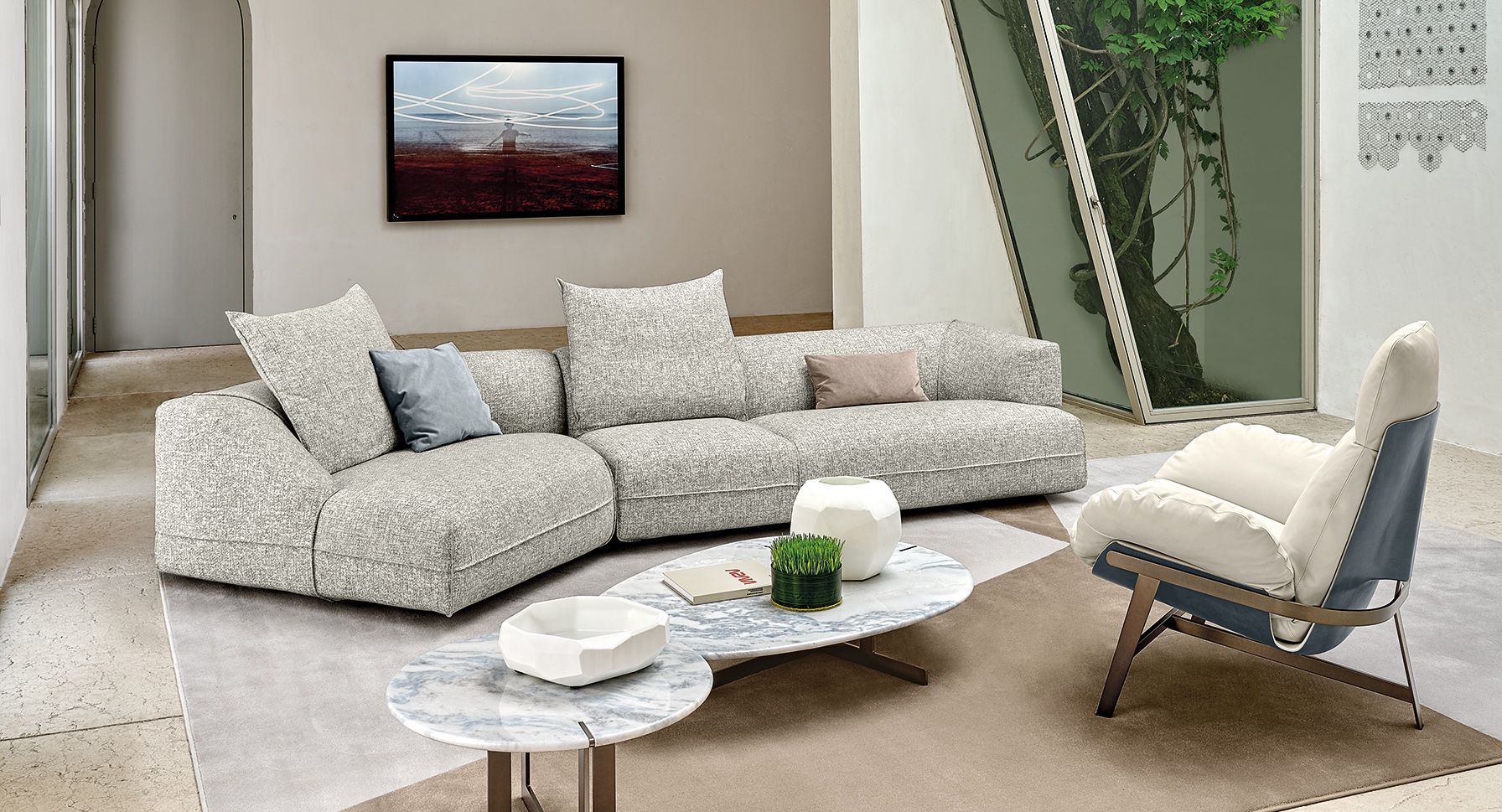 3-местный тканевый секционный диван Arketipo Starman ARCH-00099910 - Вид №2