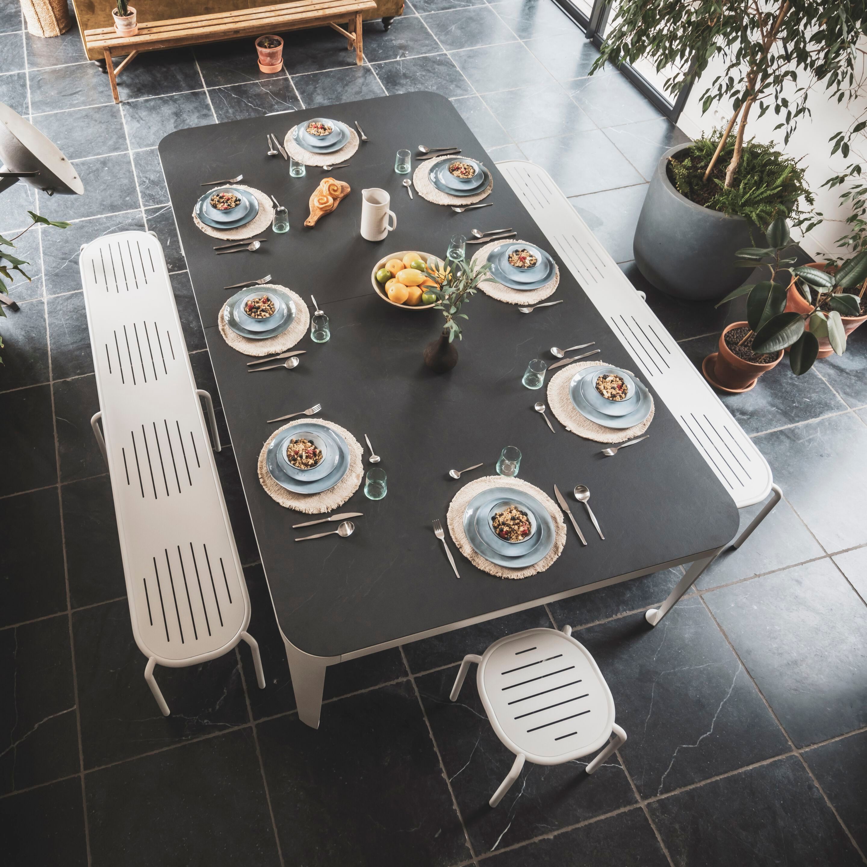 Оцинкованная стальная скамья Cornilleau Hyphen ARCH-00126268 - Вид №13