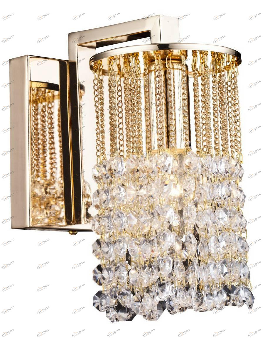 Бра Arte Lamp Cascata A3028AP-1GO ARTE LAMP  078347 Золото;прозрачный 