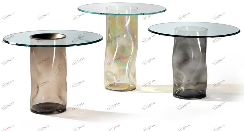Reflex Круглый стеклянный журнальный столик Dandolo sun-id-1432207
