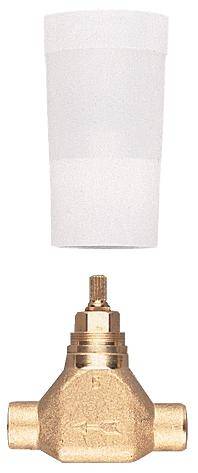 Встраиваемая часть вентиля GROHE, для пайки Ø22 мм, латунь (29804000) Spare Parts